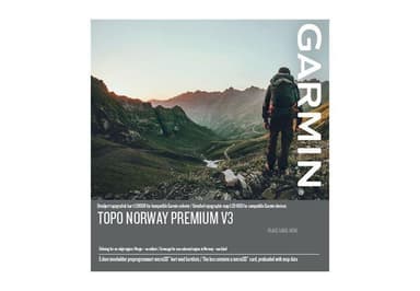 Garmin TOPO Norge Premium v3, Region 5 – Nordvest Garmin microSD™/SD™ card