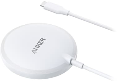 Anker PowerWave Magnetic Pad trådløs lader (hvit)