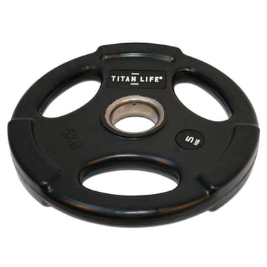TITAN LIFE PRO Weight Disc Grip Rubber 50 mm 5 kg