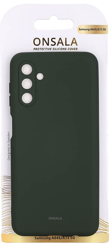 Onsala Silicone Samsung A04s/A13 5G deksel (grønn)