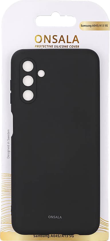 Onsala Silicone Samsung A04s/A13 5G deksel (sort)