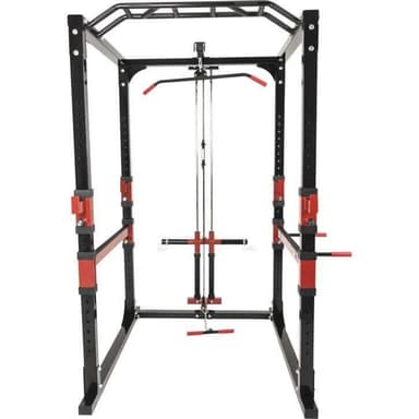Gorilla Sports Power Rack Cage Blekkkabelstasjon Elkj p