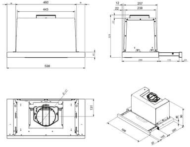 Smeg ventilator KSET600XE