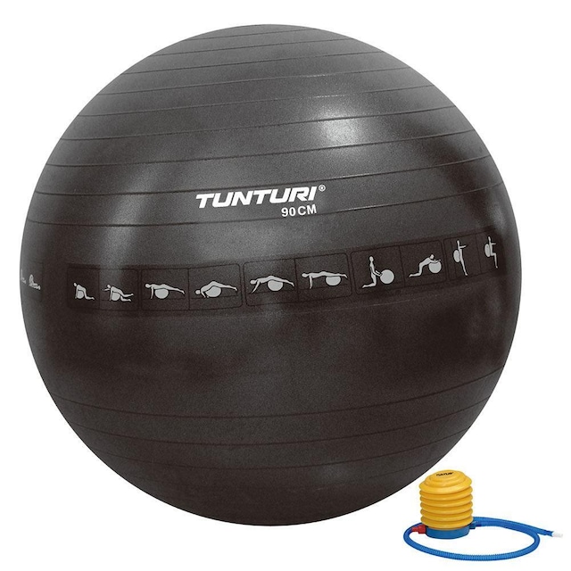 Tunturi Fitness Gymball Anti Burst, Gymboll 90 cm