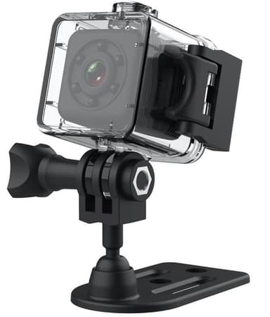Vanntett mini-kamera 640x480P, Svart