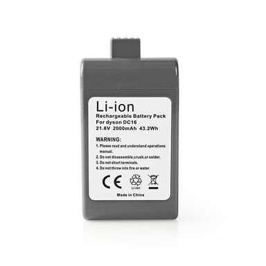 Batteri Til Støvsuger | Li-Ion | 21,6 V | 2 Ah | 43,2 Wh | Erstatning for Dyson