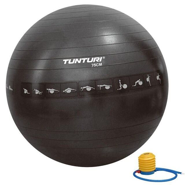 Tunturi Fitness Gymball Anti Burst, Gymboll 75 cm