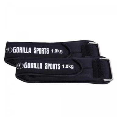 Gorilla Sports Håndleddsvekt Ankelvekt Ankelvekt - 0,5-2kg 2 x 1 kg