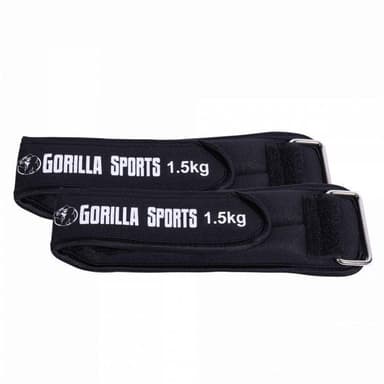 Gorilla Sports Håndleddsvekt Ankelvekt Ankelvekt - 0,5-2kg 2 x 1,5 kg