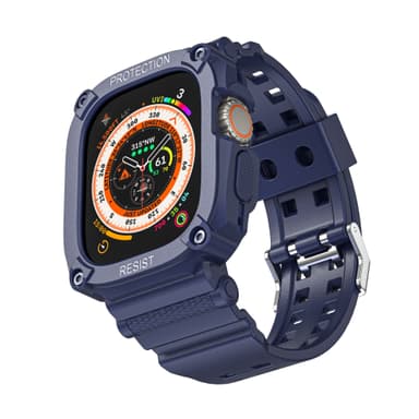 INF Beskyttelsesveske og armbånd for Apple Watch Ultra 49mm Mørke blå