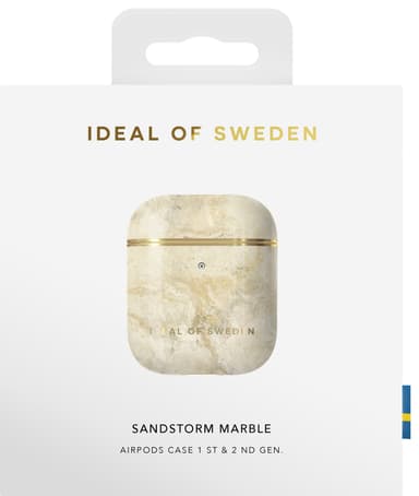 iDeal of Sweden AirPods Gen 1/ 2 deksel (Sandstorm Marble)