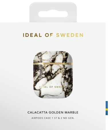 iDeal of Sweden AirPods Gen 1/ 2 deksel (Calacatta Golden Marble)