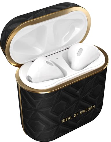 iDeal of Sweden AirPods Gen 1/ 2 deksel (Embossed Black)