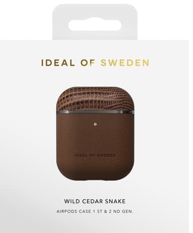 iDeal of Sweden AirPods Gen 1/ 2 deksel (Wild Cedar Snake)