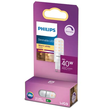 Philips LED G9 kapsel 40W kan dimmes 480lm
