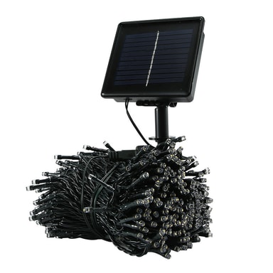 Solar String Lights 8 Modi 100 LEDs Varm hvit 12 m - Elkjøp