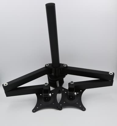 Dobbel skjermstativ for skrivebord 10 - 32 ""svart