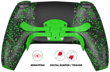 King PS5 Prime Pro trådløs kontroller (grønn)