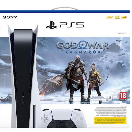 Tal højt hurtig Abe PlayStation 5 + God of War Ragnarök pakke - Elkjøp
