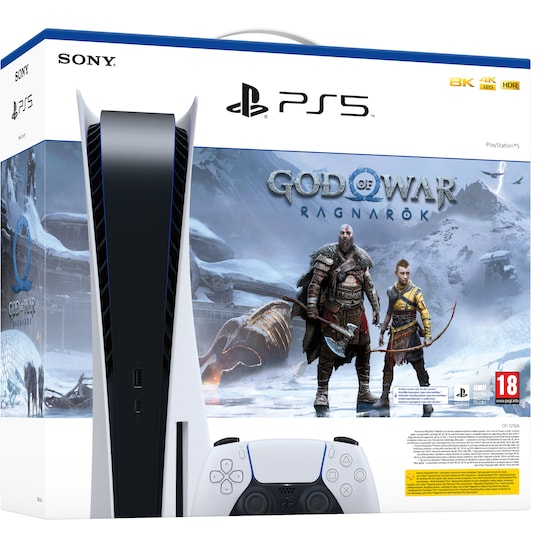 PlayStation 5 + God of War Ragnarök pakke