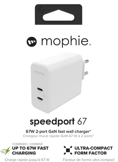 Mophie Speedport 67W GaN vegglader