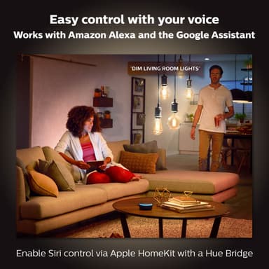 Philips Hue W lyspære 7,2W Filament ST72 E27