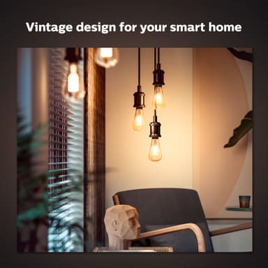 Philips Hue W lyspære 7,2W Filament ST72 E27