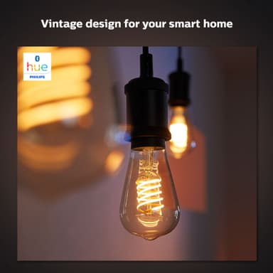 Philips Hue W lyspære 7,2W Filament A60 E27