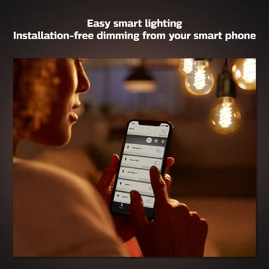Philips Hue W lyspære 7,2W Filament A60 E27