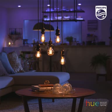 Philips Hue W lyspære 7,2W Filament A60 E27