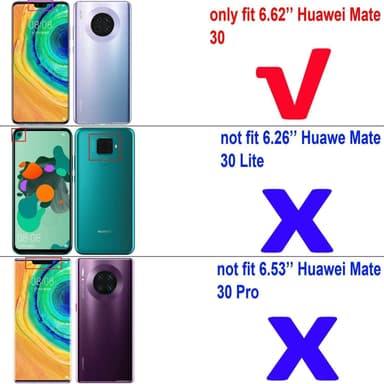 INF Huawei Mate 30 skall Akryl / TPU gjennomsiktig