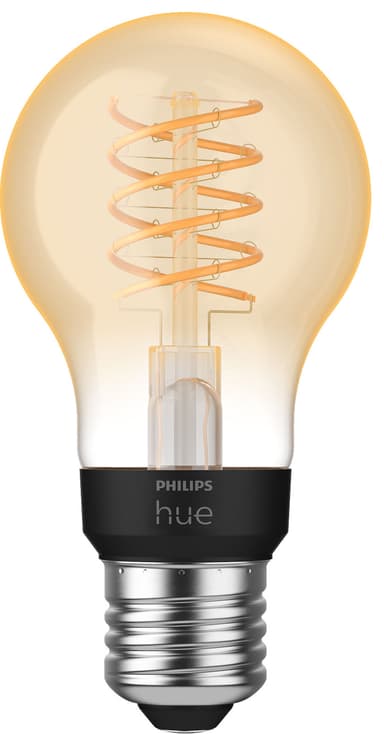 Philips Hue W lyspære 7,2W Filament A60 E27