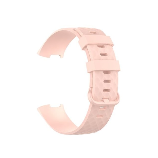 Armband Fitbit Charge4 / Charge3 S Ljusrosa