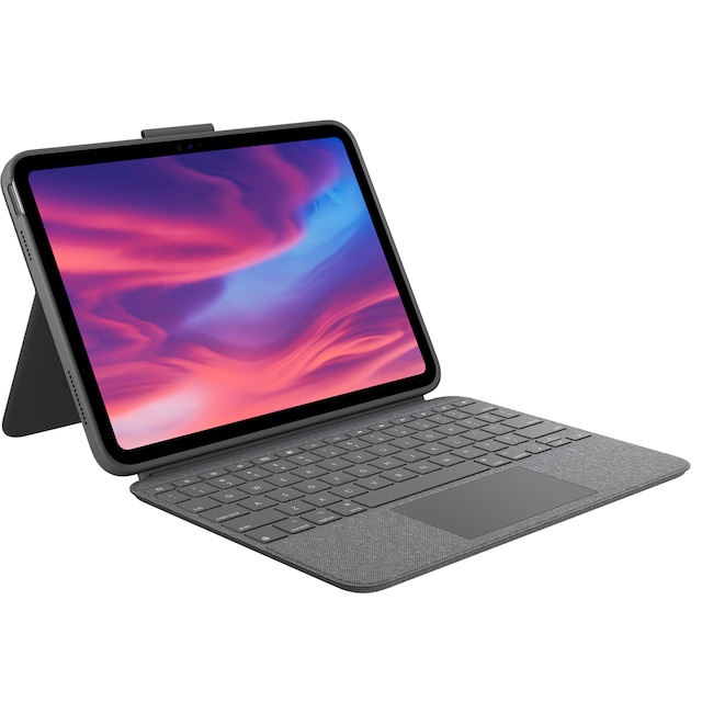 Logitech Combo Touch iPad 10,9" tastatur til nettbrett