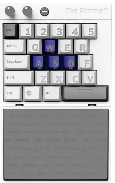 The Shrimp Model 1 mekanisk gamingtastatur (vitello)