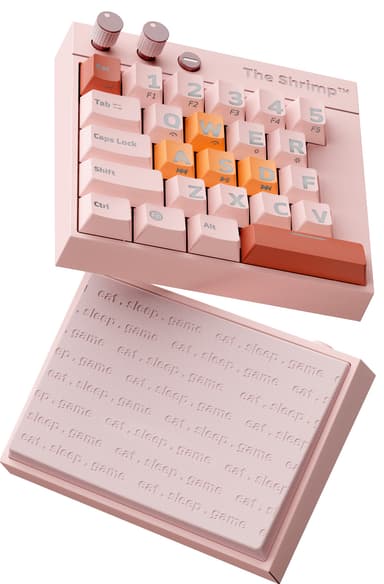 The Shrimp Model 1 mekanisk gamingtastatur (pinkey)