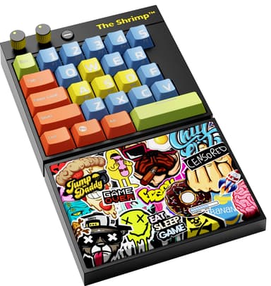 The Shrimp Model 1 mekanisk gamingtastatur (bomber)