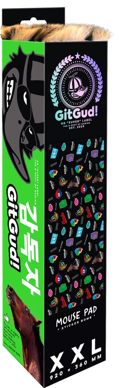 GitGud! Sticker Bomb musematte
