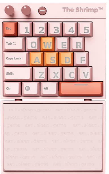 The Shrimp Model 1 mekanisk gamingtastatur (pinkey)