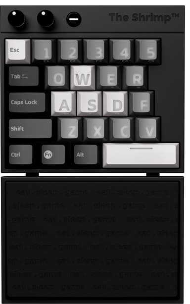 The Shrimp Model 1 mekanisk gamingtastatur (monochrome)