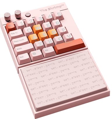 The Shrimp Model 1 mekanisk gamingtastatur (pinkey)