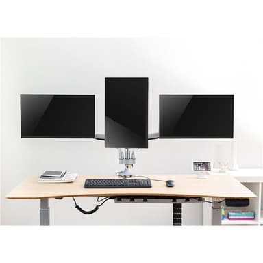 LogiLink Monitorarm trippel 13-32"" gass