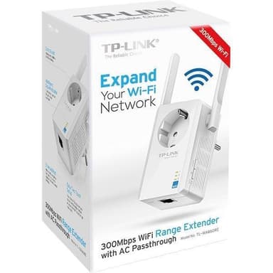 TP-LINK repeater, WLAN, 300Mbps, 1xRJ45, 1xCEE 7/4, 802.11b/g/n, vit