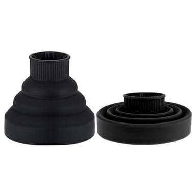 Diffuser for hårføner silikon Svart