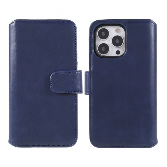 Nordic Covers iPhone 13 Pro Etui Essential Leather Heron Blue