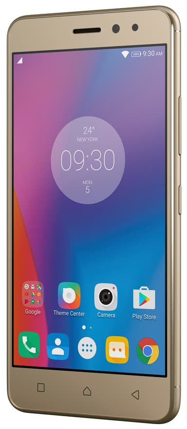 Lenovo K6 smarttelefon 16 GB dual sim (gull)