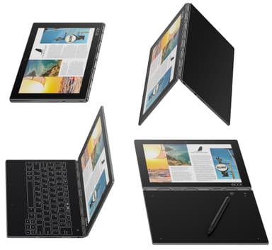 Lenovo Yoga Book 10.1" 2-i-1 PC 64 GB 4G LTE (grå)