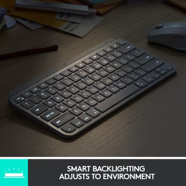 Logitech MX Keys Mini trådløst tastatur (grafitt)