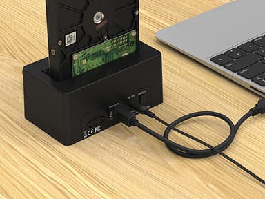 Maiwo K308H USB 3.1 Gen1 5Gbps Docking Station for 1 2.5-3.5 SATA HDD SSD Opptil 14TB med støtte for UASP 3xUSB3.1 HUBB