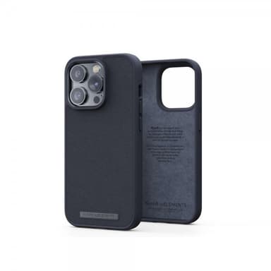 Njord by Elements iPhone 14 Pro Max Deksel Genuine Leather Case Svart